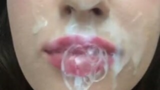 cum bobbles by young teen