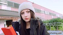 nasty italian teen fucks behind school