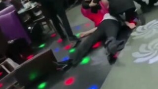 russian blonde lady gets ktfo